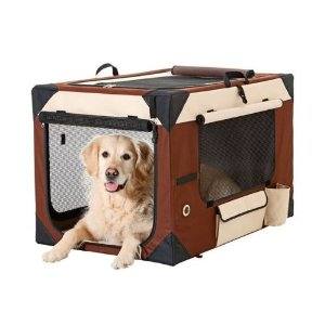 Smart Top de Deluxe Hunde Transportbox Beige / Braun in verschiedenen Größen